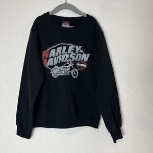 Harley Davidson Ocala Florida Kids Sweater size S (8), black, crew neck